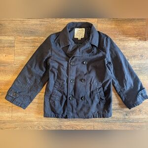 Place Classic Navy Pea Coat for Kids